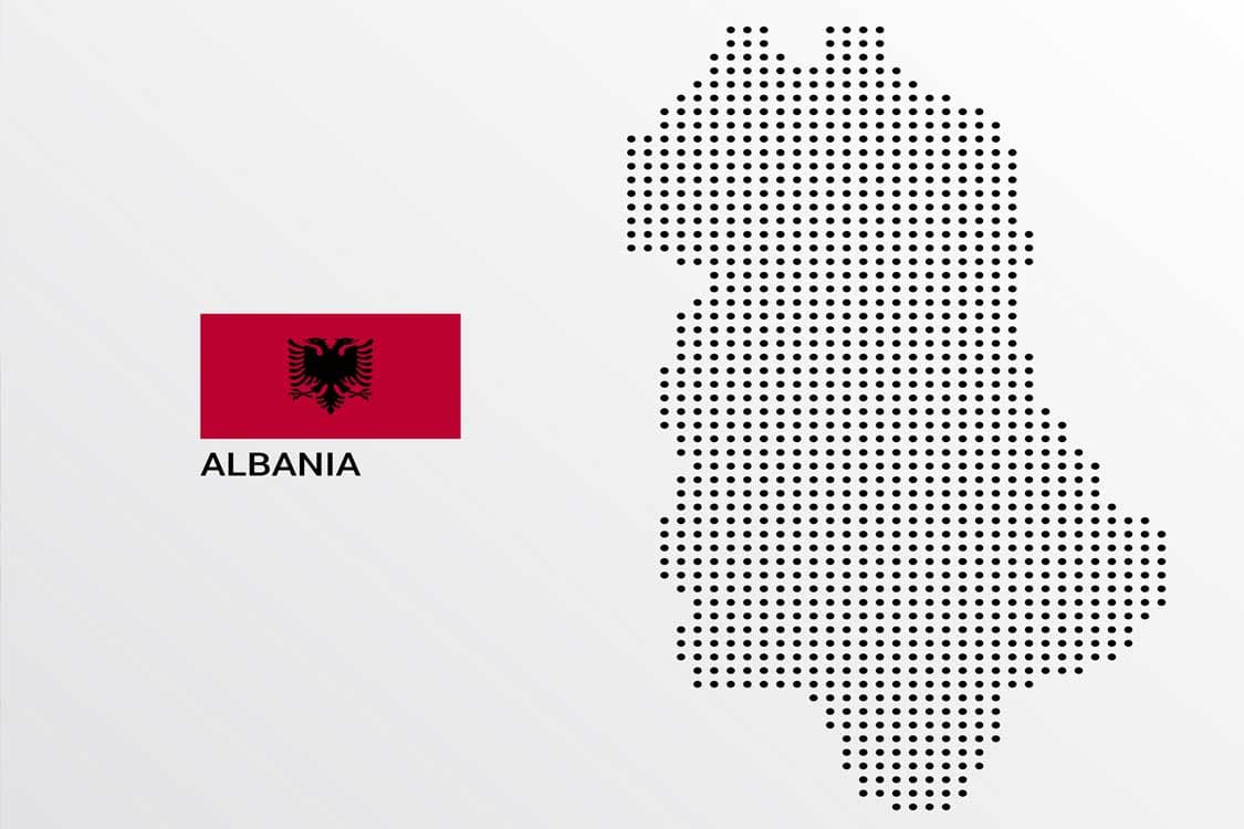 Vista di Tirana, capitale dell’Albania